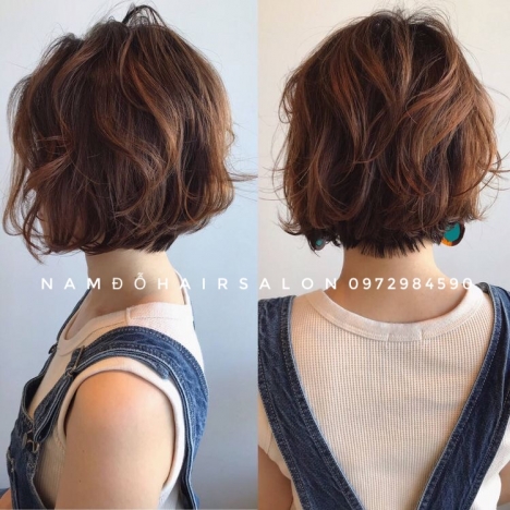 Làm Tóc Ngắn Địa Chỉ Uốn Sóng Nước Đẹp Giá Rẻ Hoài Đức - Nam Đỗ Hair Salon