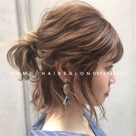 Làm Tóc Ngắn Địa Chỉa Uốn Sóng Đẹp Giá Rẻ Hoài Đức - Nam Đỗ Hair Salon