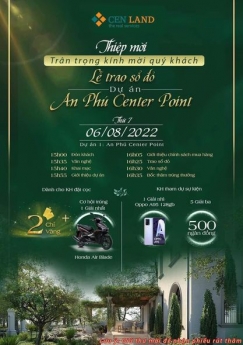 AN PHÚ CENTER POINT - MUA NHÀ NHƯ Ý, NHẬN QUÀ PHÚ QUÝ
