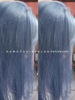 Làm Màu Xanh Bule,Địa Chỉ Nhuộm Tóc Uy Tín Giá Rẻ Hoài Đức - Nam Đỗ Hair Salon