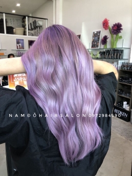 Làm Màu Tóc Tím Khói Địa Chỉ Uy Tín Giá Rẻ Hoài Đức - Nam Đỗ Hair Salon