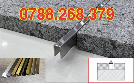 Nẹp U inox 304 - nẹp U kẹp kính