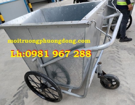 Nơi bán xe gom rác lít tôn giá rẻ tại Hà Nội