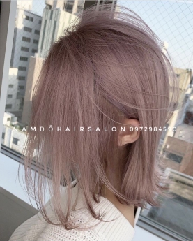 Làm Màu Tóc Xám Khói Địa Chỉ Làm Màu Uy Tín Giá Rẻ Hoài Đức - Nam Đỗ Hair Salon