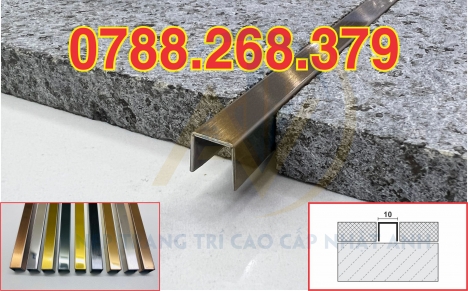 Nẹp U inox 304 - nẹp U kẹp kính
