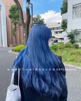 Làm Màu Xanh Bule,Địa Chỉ Nhuộm Tóc Uy Tín Giá Rẻ Hoài Đức - Nam Đỗ Hair Salon