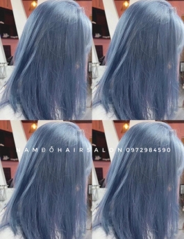 Làm Màu Xanh Dương Địa Chỉ Nhuộm Tóc Uy Tín Giá Rẻ Hoài Đức - Nam Đỗ Hair Salon