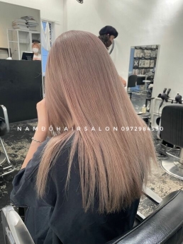 Làm Màu Tóc Xám Khói Địa Chỉ Làm Màu Uy Tín Giá Rẻ Hoài Đức - Nam Đỗ Hair Salon