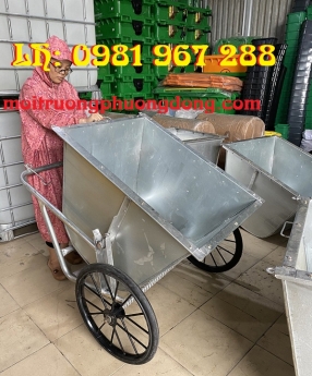 Nơi bán xe gom rác lít tôn giá rẻ tại Hà Nội