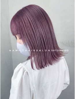 Làm Màu Tím Khói Địa Chỉ Làm Màu Uy Tín Giá Rẻ Hoài Đức - Nam Đỗ Hair Salon