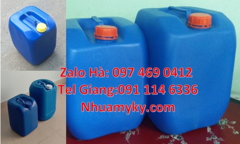 can nhựa 25 lít đựng axit, can nhựa 30 lít đựng thực phẩm, can nhựa 5 lít trong, can 18l đựng mật mí