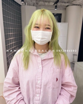 Làm Màu Xanh Lá Mạ Địa Chỉ Làm Màu Uy Tín Giá Rẻ Hoài Đức - Nam Đỗ Hair Salon