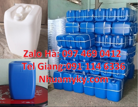 can nhựa 25 lít đựng axit, can nhựa 30 lít đựng thực phẩm, can nhựa 5 lít trong, can 18l đựng mật mí