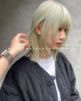 Làm Màu Xanh Lá Mạ Địa Chỉ Làm Màu Uy Tín Giá Rẻ Hoài Đức - Nam Đỗ Hair Salon