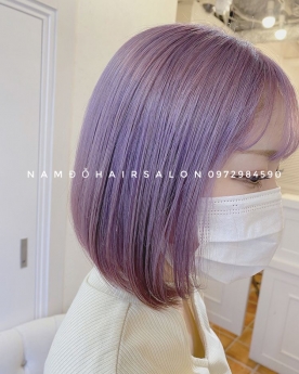 Làm Tóc Màu Tím Địa Chỉ Làm Màu Uy Tín Giá Rẻ Hoài Đức - Nam Đỗ Hair Salon