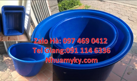 Thùng nhựa tròn 2000L, bồn nhựa 1000l, Thùng nhựa dung tích lớn, thùng nuôi cá, thùng đựng hạt th