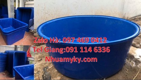 Thùng nhựa tròn 2000L, bồn nhựa 1000l, Thùng nhựa dung tích lớn, thùng nuôi cá, thùng đựng hạt th