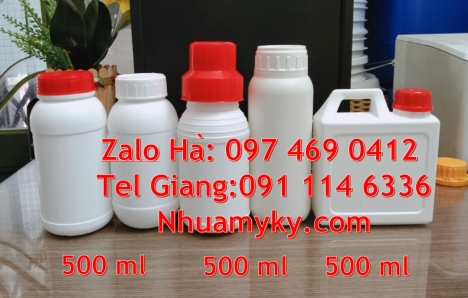 Chai 100ml tròn, Chai nhựa 50ml đựng thuốc trừ sâu. Chai nhựa 1000ml đựng mật ong. Chai nhựa, chai n