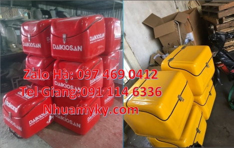 Thùng chở hàng xe máy cũ, Thùng Chở Hàng Sau Xe Máy, Thùng chở hàng giữ nhiệt đa năng, Thùng Ship Hà