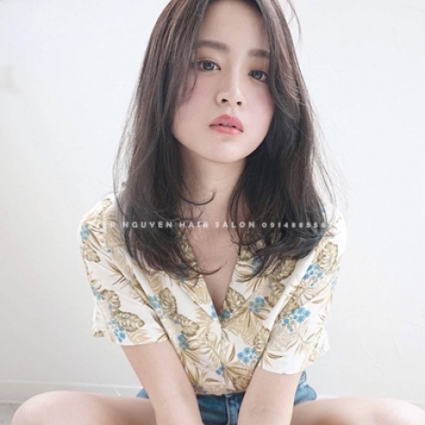 Tóc uốn xoăn sóng lơi, làm tóc giá rẻ Hà Nội. - Tiệp Nguyễn Hair Salon
