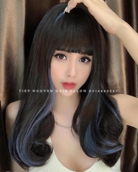 Tóc uốn xoăn sóng lơi ngang vai cho hội chị em yêu sự dịu dàng. - Tiệp Nguyễn Hair Salon