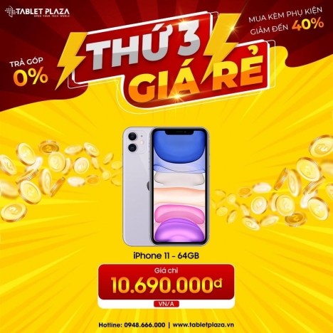 Săn sale táo xịn vào thứ ba mỗi tuần tại Tablet Plaza