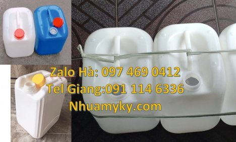 Can 10L đựng hóa chất can 20l giá rẻ, can 25l trắng, Can 5L đựng tinh dầu, Can 30l vuông xanh, can