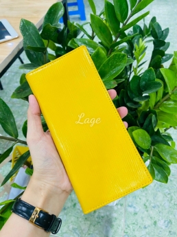 Mẫu ví cầm tay da epi hàng da bò thật bảo hành 2 năm