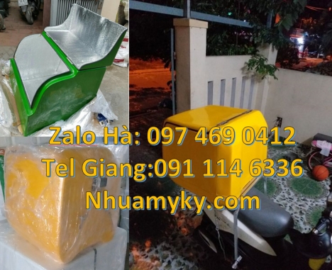 Thùng giữ nhiệt xe máy, Thùng chở hàng cỡ lớn, Thùng chở hàng giữ nhiệt đa năng, Thùng hàng đông l