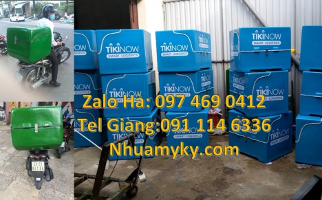 Thùng giữ nhiệt xe máy, Thùng chở hàng cỡ lớn, Thùng chở hàng giữ nhiệt đa năng, Thùng hàng đông l