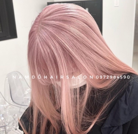 Làm Màu Hồng Khói Địa Chỉ Cắt Nhuộm Uy Tín Giá Rẻ Hoài Đức - Nam Đỗ Hair Salon