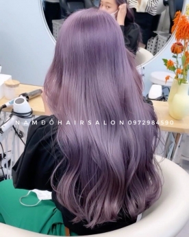 Làm Màu Tím Khói Địa Chỉ Cắt Nhuộm Đẹp Giá Rẻ Hoài Đức - Nam Đỗ Hair Salon