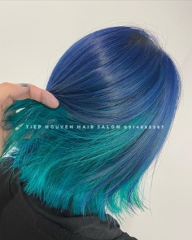 Xoăn bung tầng layer cho nàng mặt tròn. - Tiệp Nguyễn Hair Salon