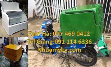 Thùng giữ nhiệt xe máy, Thùng chở hàng cỡ lớn, Thùng chở hàng giữ nhiệt đa năng, Thùng hàng đông l