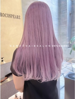 Làm Màu Tím Ánh Khói Địa Chỉ Cắt Nhuộm Đẹp Giá Rẻ Hoài Đức - Nam Đỗ Hair Salon
