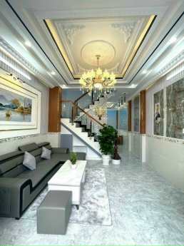 Nhà bán sổ riêng hoàn công đúng hiện trạng hẻm 1716  Huỳnh Tấn Phát, Nhà Bè