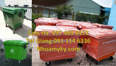 Báo giá Xe Gom Rác, Xe thu gom rac đẩy tay các loại 2022, Xe rác chất, Xe gom rác công nghiệp 1000l,