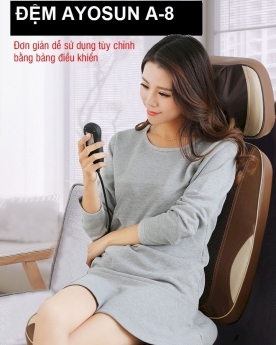 Ghế massage mini Ayosun Hàn Quốc chính hãng giúp giảm đau toàn thân tại nhà