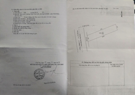 Bán nền mặt tiền đường Trần Vĩnh Kiết , phường An Bình . DT 352m2 . Giá rẽ. Thuận lợi kinh doanh