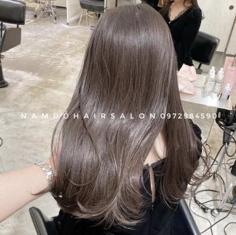 Nhuộm Màu Nâu Khói Địa Chỉ Cắt Nhuộm Đẹp Giá Rẻ Hoài Đức - Nam Đỗ Hair Salon