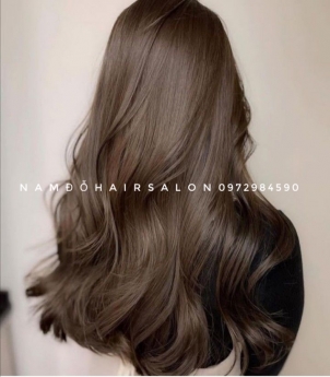 Nhuộm Màu Nâu Khói Địa Chỉ Cắt Nhuộm Đẹp Uy Tín Giá Rẻ Hoài Đức - Nam Đỗ Hair Salon