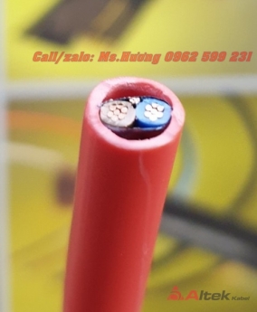 Cáp Chống Cháy chống nhiễu phôi nhôm 2 x 2.5 + E