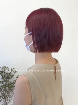 Nhuộm Màu Đỏ Tím Địa Chỉ Nhuộm Màu Uy Tín Giá Rẻ Hoài Đức - Nam Đỗ Hair Salon