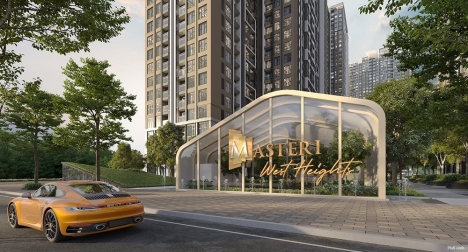 Bán suất ngoại giao CĂN GÓC 2N VIEW HỒ, TẦNG TRUNG đẹp nhất Tòa MASTERI West Heights. Giá gốc CĐT,