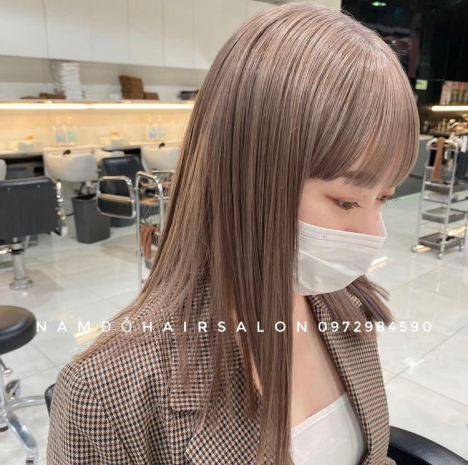 Nhuộm Màu Vàng Khói Địa Chỉ Cắt Nhuộm Màu Đẹp Uy Tín Giá Rẻ Hoài Đức - Nam Đỗ Hair Salon