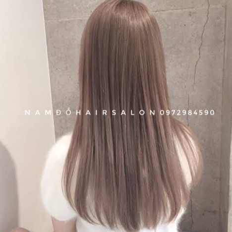 Nhuộm Màu Vàng Khói Địa Chỉ Cắt Nhuộm Màu Đẹp Uy Tín Giá Rẻ Hoài Đức - Nam Đỗ Hair Salon