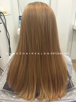 Nhuộm Màu Nâu Vàng Địa Chỉ Cắt Nhuộm Màu Uy Tín Giá Rẻ Hoài Đức - Nam Đỗ Hair Salon