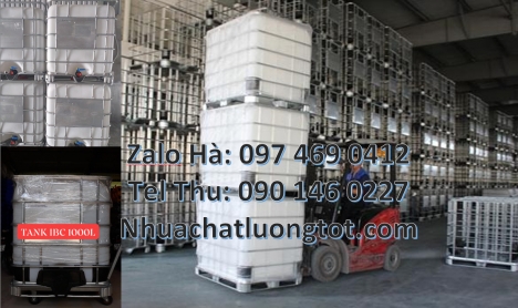 thùng ibc 1000 lít, Bồn nhựa vuông, thùng nhựa 1000l, Thùng đựng hóa chất 1000 lít, Tank nhựa 1000L,