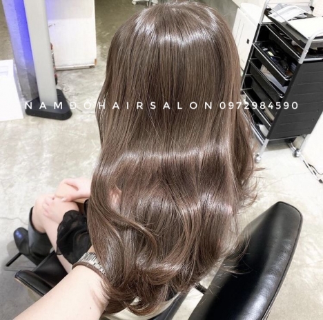 Nhuộm Màu Nâu Khói Địa Chỉ Cắt Nhuộm Đẹp Giá Rẻ Hoài Đức - Nam Đỗ Hair Salon
