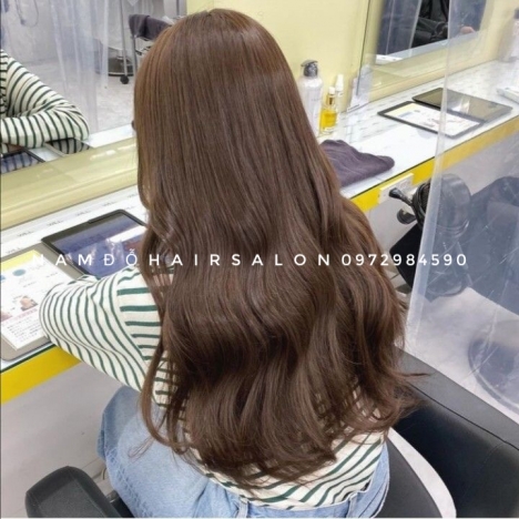 Nhuộm Màu Nâu Khói Địa Chỉ Cắt Nhuộm Đẹp Uy Tín Giá Rẻ Hoài Đức - Nam Đỗ Hair Salon